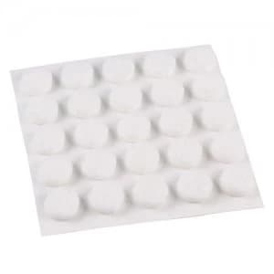Select Hardware Surface Gard Round Felt Pads 10mm 75 Pack
