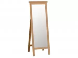 Kenmore Waverley Oak Wooden Cheval Mirror Assembled