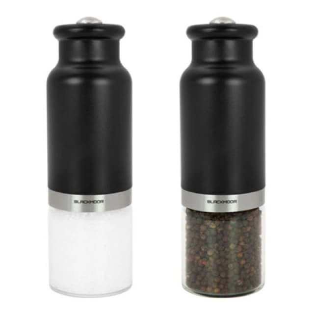 Blackmoor Gravity Salt and Pepper Mill Set - Black