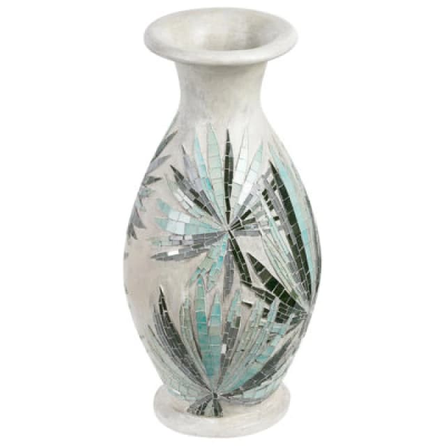 Beliani Decorative Vase Rawas Ceramic 53cm White