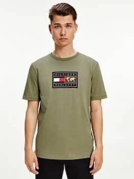 Tommy Hilfiger Icon Earth Badge T-Shirt - Rocky Mountain, Rocky Mountain Size M Men