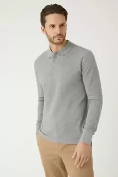 Mens Long Sleeve Polo
