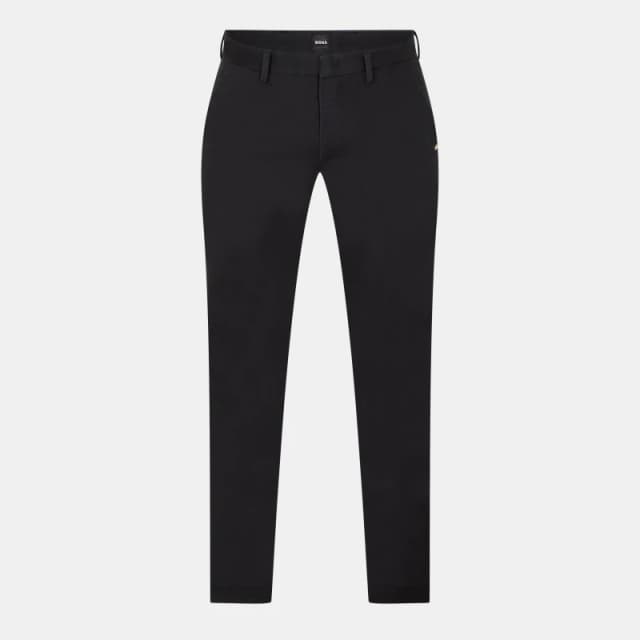 Boss Mens Kaito1 Black Mid Rise Zip Fly Slim Fit Trousers Black male 36 (46)