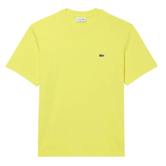 Lacoste Cotton-T-Shirt Yellow male XS