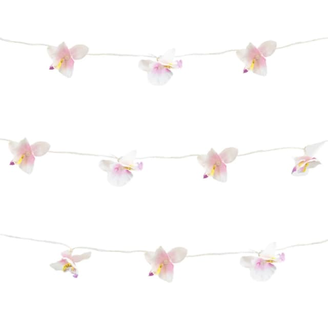 Streetwize 2m Solar Orchid Flower LED String Lights 12 Piece Pink unisex Single