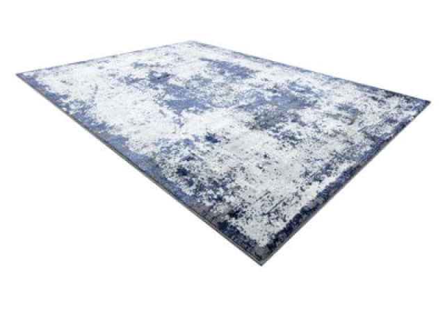 RugsX Carpet Allure 1959 Abstraction - Structural, Stylish, Glamour White / Blue 120X170 Cm