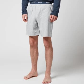 Barbour Lounge Mens Abbott Shorts - Light Grey Marl - L