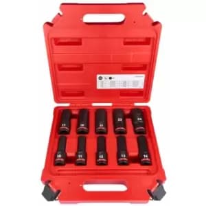 Milwaukee - 4932480457 1/2' Shockwave 10 Piece Impact Duty Deep Socket Set