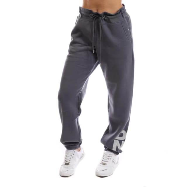 DKNY Foil Logo Jogger with Pockets Silver female XL