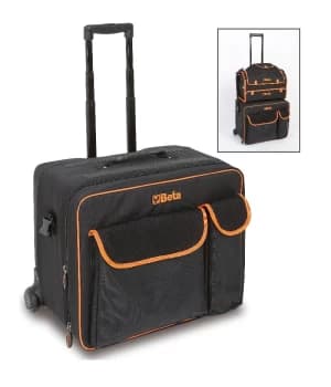 Beta Tools C8 Large Fabric Tool Trolley Tool Bag Telescopic Handle 021080000