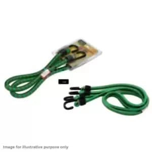 Rolson Flat Elastic Strap, 1200mm, Yellow and Black