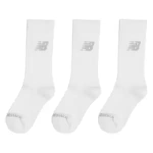 New Balance Socks 3 Pack - White