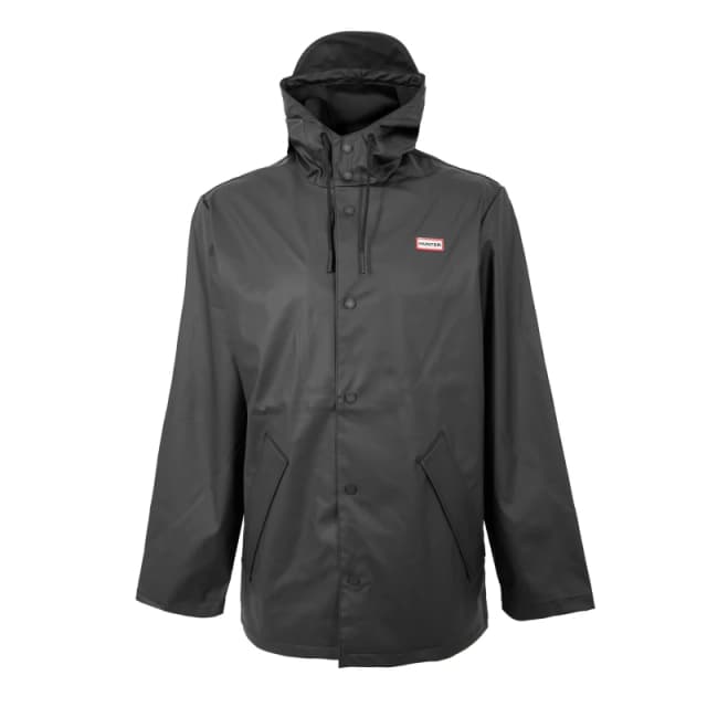 Hunter Womens Jo OTB Rain Anorak Black female 8 (XS)