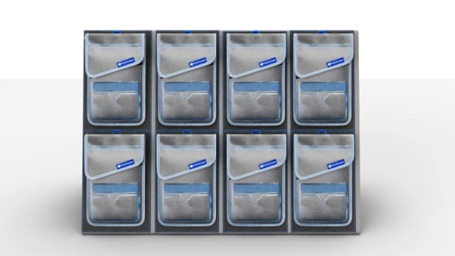 Max Cases MAXCases Shield Phone Pouch Organizer, 16 Count Capacity, Wall or Door Mountable, Foldable For Table/Counter Use and Storage (Black) MCOPPBL