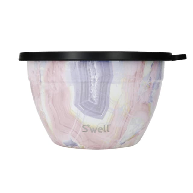 Swell S'well Geode Rose Salad Bowl Kit Mixing Bowls 1.9L Pink 39253206000