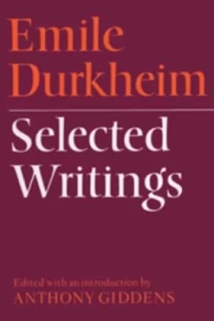 Emile Durkheim by mile Durkheim