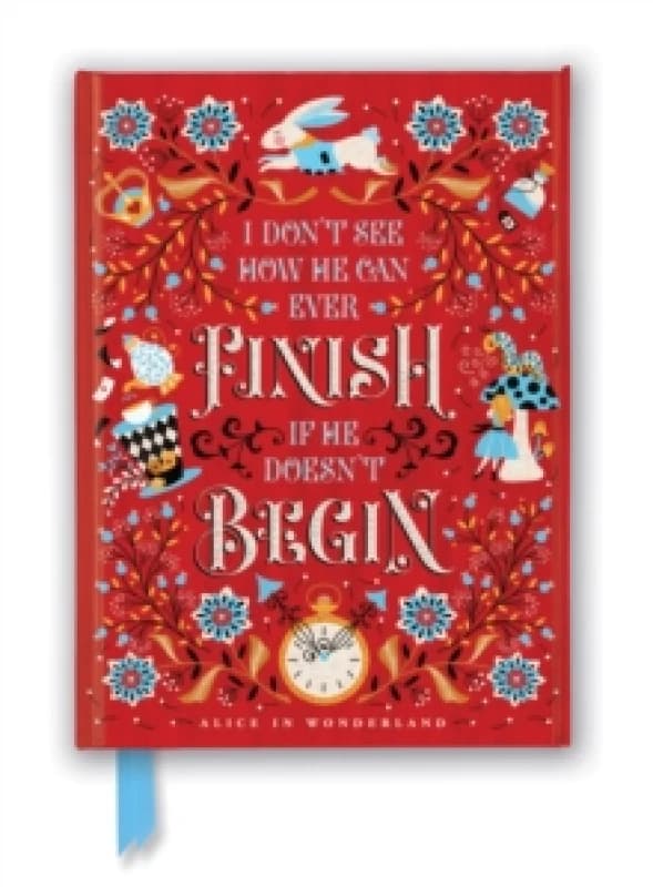 Jenny Zemanek: Alice's Adventures in Wonderland (Foiled Journal) Notebook / blank book