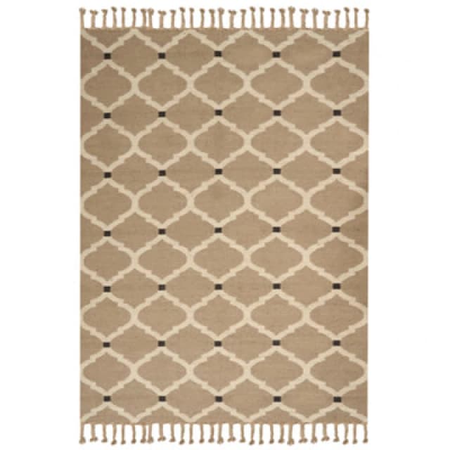 Beliani Rug Orencik Beige 200 X 300 Cm Jute