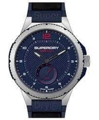 Superdry Navy And Black 'Marksman Sport' Watch - SYG285U - multicoloured