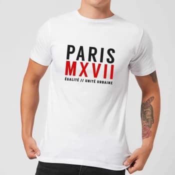 Paris Unite Urbaine T-Shirt - White - 5XL