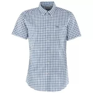 Barbour Mens Teesmouth Tailored Shirt Mid Blue Large