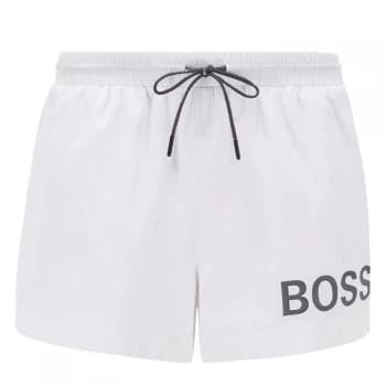 Hugo Boss Moon Eye Swim Shorts White/Black Size L Men