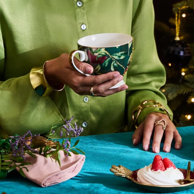 Biba Biba Printed Footed Mug - Multi Multi One Size