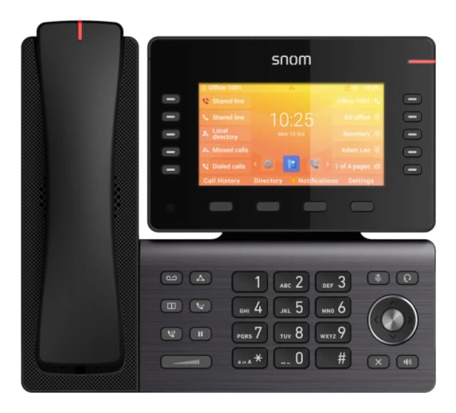 Snom D892M IP phone Black TFT WiFi