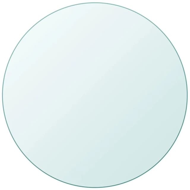 vidaXL Table Top Tempered Glass Round 900mm Sturdy Replacement Protector Cover