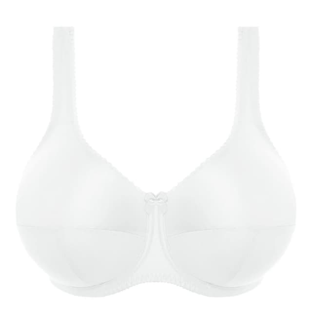Fantasie Cotton Smoothing Underwired Full Cup Bra WHE White female 32G