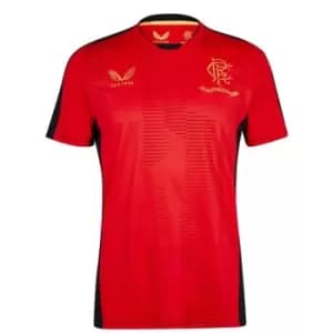Castore Rangers FC Short Sleeve T-Shirt Mens - Red