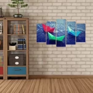 5MX-103 Multicolor Decorative MDF Painting (5 Pieces)