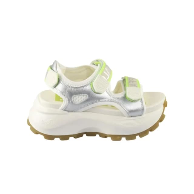 Buffalo Womens sandals Buffalo Manhatten Snd - Vegan Nappa/Mesh Blanc Female 39