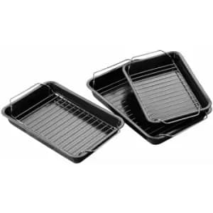 Roasting Trays with Wire Racks - Set of 3 - Premier Housewares