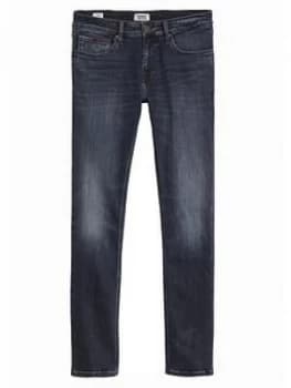Tommy Jeans Slim Fit Scanton Jeans - William Blue , William Blue/Black, Size 30, Length Long, Men