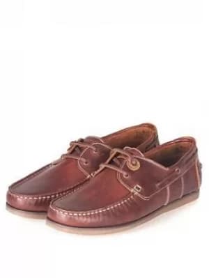 Barbour Capstan Boat Shoe, Mahogany, Size 10, Men
