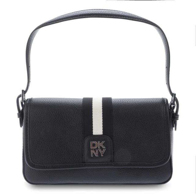 DKNY Carol Shoulder Bag Black Silver female One Size