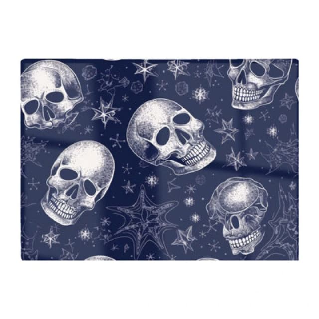 Warren Reed Designer Evening Skulls And Stars Chopping Board