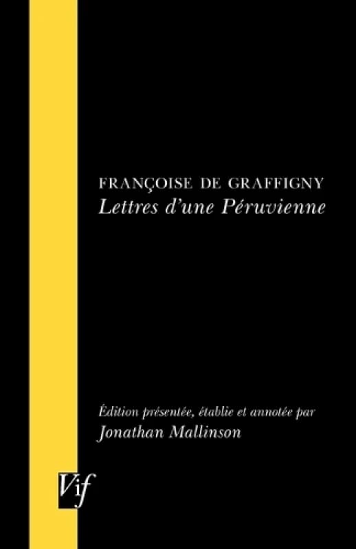 Lettres Dune Pruvienne by De Graffigny and Jonathan Mallinson Book