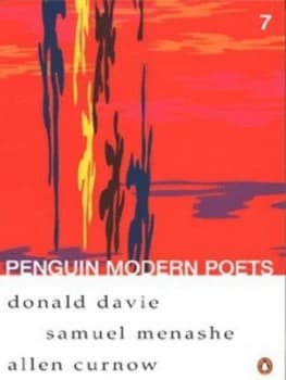 Penguin Modern Poets. Vol. 7 Donald Davie Samuel Menashe Allen Curnow by Assorted Paperback
