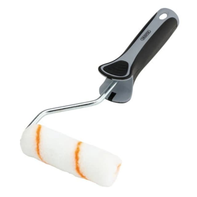 Draper Medium Pile Polyester Paint Roller with Soft Grip Handle ROLL Width: 100mm