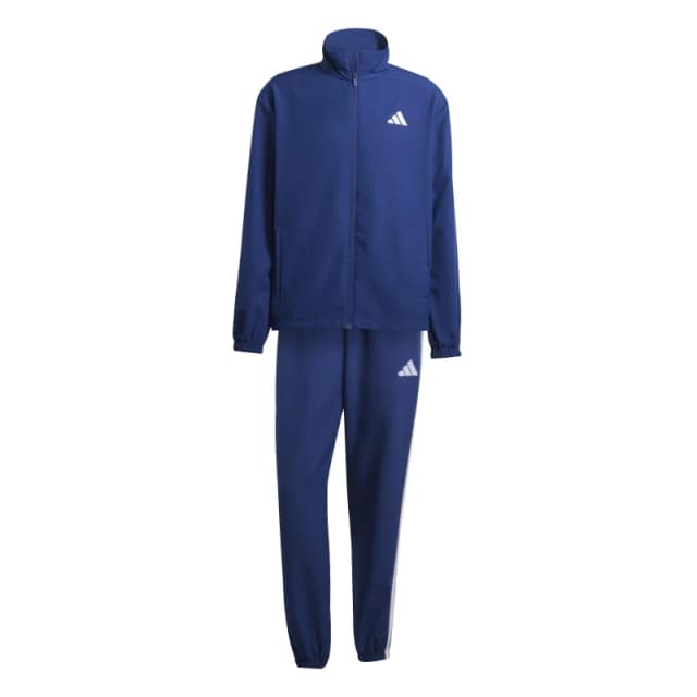 adidas 3 Stripe Tracksuit Set Adults - Blue Blue S