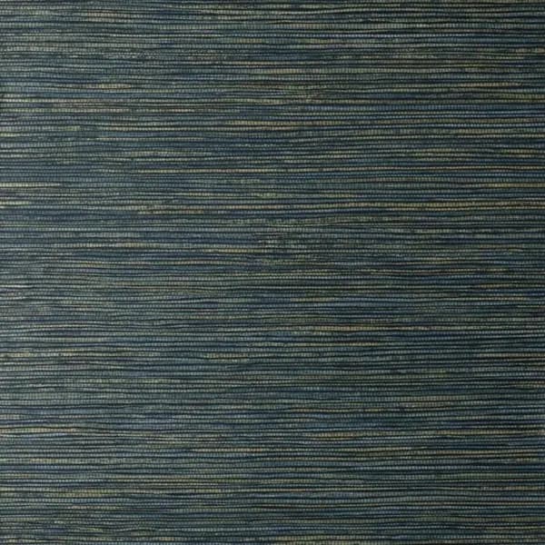 Crown Grasscloth Luxury Textured Wallpaper Navy Metallic Modern Feature Wall - Crown WL-M1769