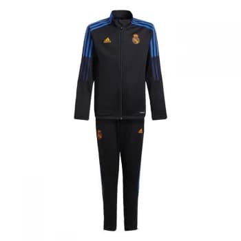 adidas Real Madrid Tiro Tracksuit Kids - Black