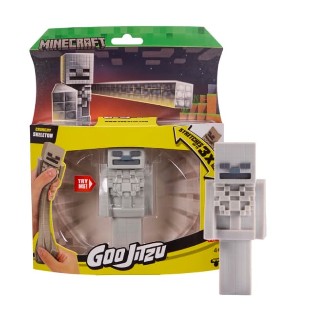 Heroes of Goo Jit Zu Minecraft Stretchy Characters Skeleton Super Stretchy Goo Filling