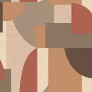 Belgravia Decor Belgravia Decor Ceruti Geometric Wallpaper Paprika