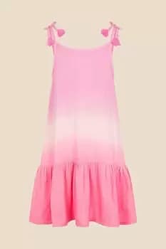 Ombre Tiered Hem Dress