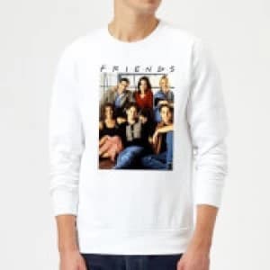 Friends Vintage Character Shot Sweatshirt - White - L