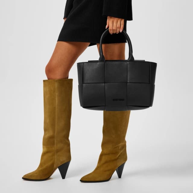 Jack Wills Med Weave Bag - Black One Size