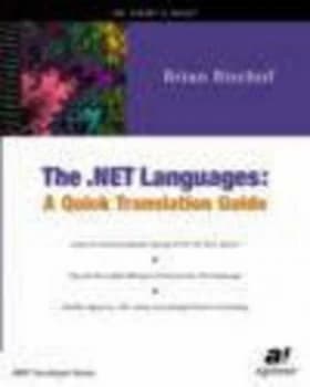 The .Net Languages by Brian Bischof Paperback